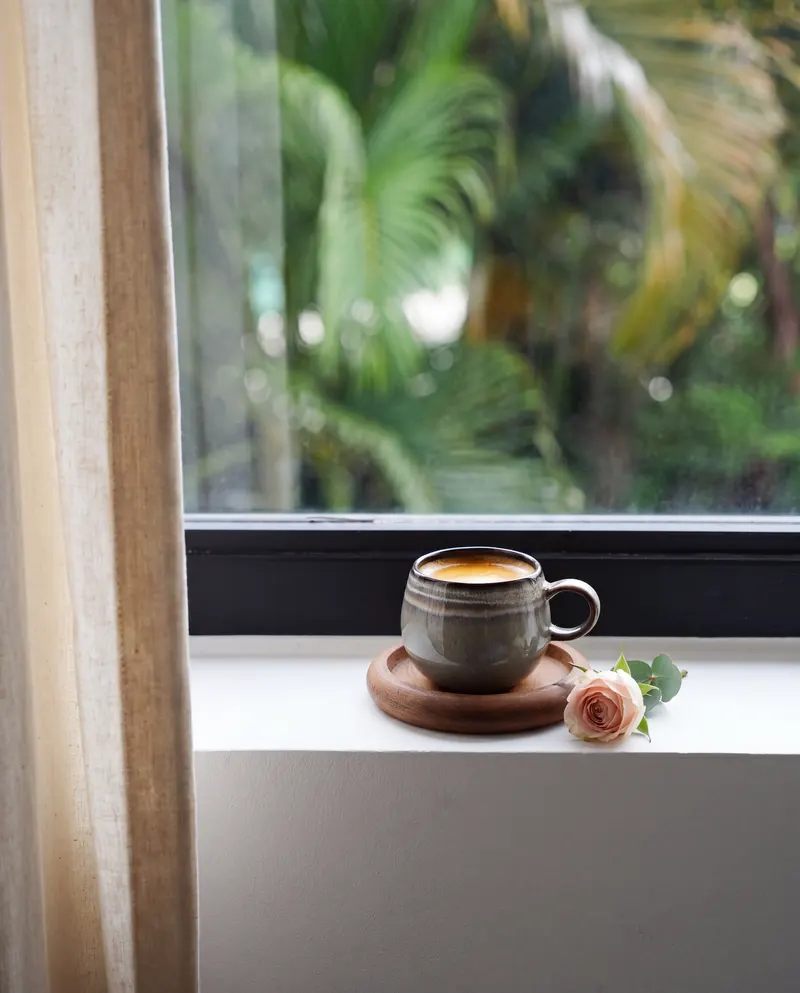 The Comporta Espresso Cup Espressotasse aus Steinzeug von Bazar Bizar, Größe S, Mehrfarbig, Ansicht 2