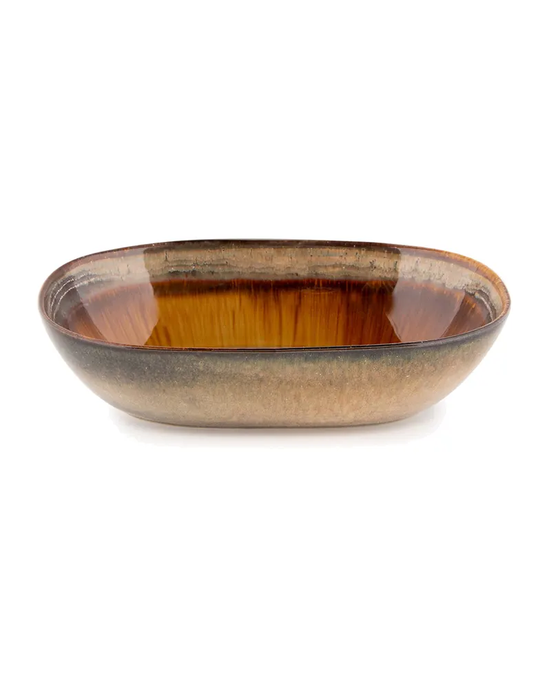 The Comporta Oval Bowl Schale aus Steinzeug
