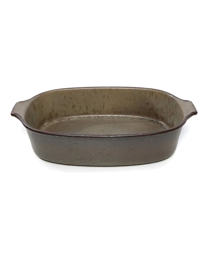 The Comporta Oven Tray Keramik-Serviergeschirr von Bazar Bizar, Größe L, Grün, Ansicht 1