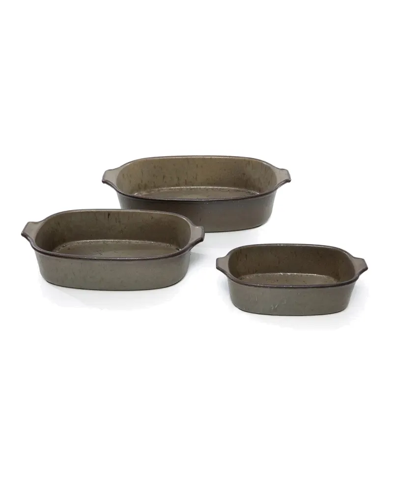 The Comporta Oven Tray Keramik-Serviergeschirr von Bazar Bizar, Größe L, Grün, Ansicht 4