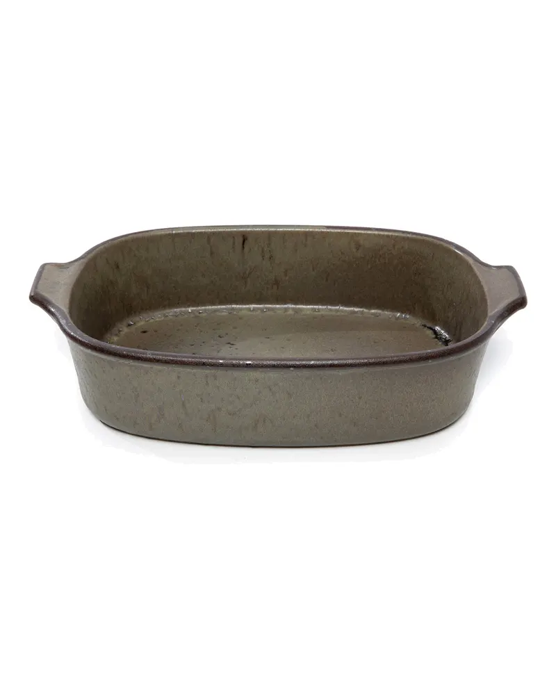 The Comporta Oven Tray Keramik-Serviergeschirr von Bazar Bizar, Größe M, Grün, Ansicht 1