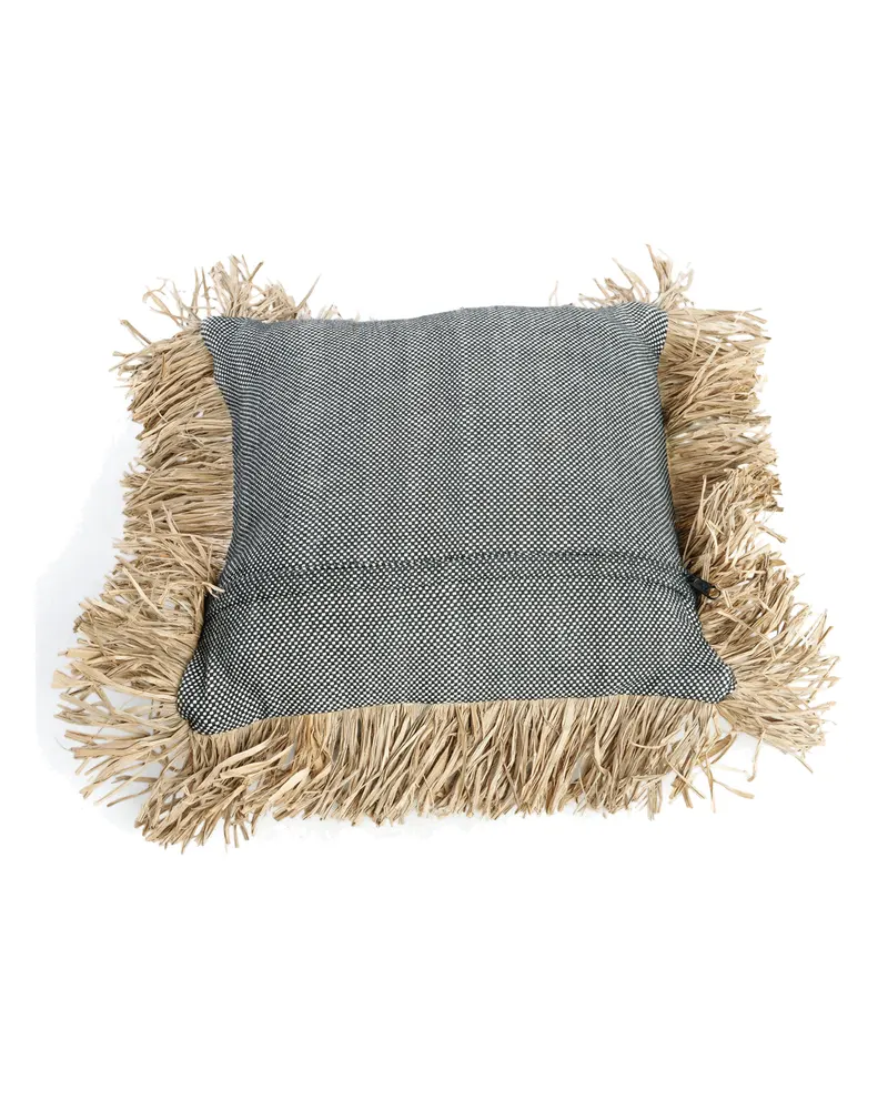The Cotton Bonita Cushion Cover Kissenbezug von Bazar Bizar, Größe 40 × 40 cm, Natur / Schwarz, Ansicht 8
