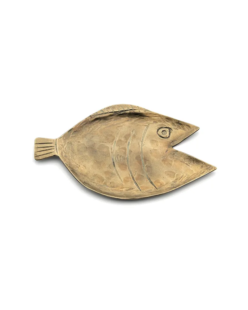 The Dori Tray Serviertablett aus Messing von Bazar Bizar, Größe S, Gold, Ansicht 3