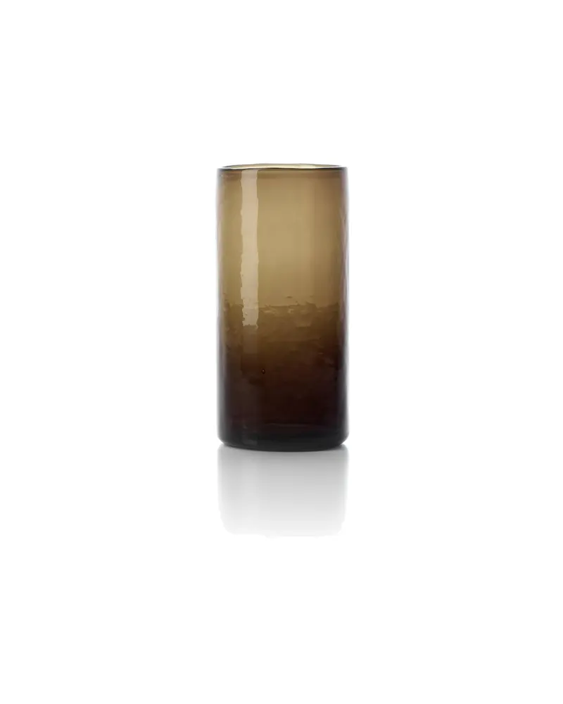 The Dusk High Tumbler Trinkglas aus Recyclingglas, Anthrazit