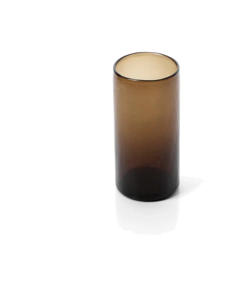 The Dusk High Tumbler Trinkglas aus Recyclingglas von Bazar Bizar, Größe L, Anthrazit, Ansicht 4