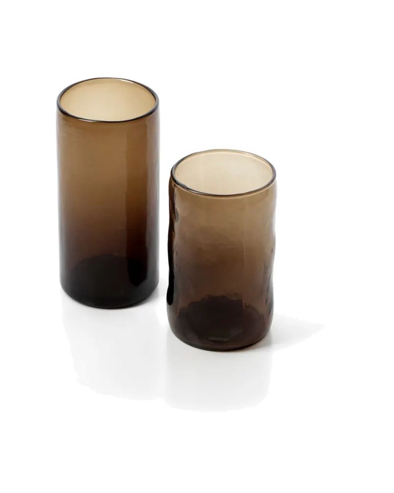 The Dusk High Tumbler Trinkglas aus Recyclingglas von Bazar Bizar, Größe L, Anthrazit, Ansicht 6