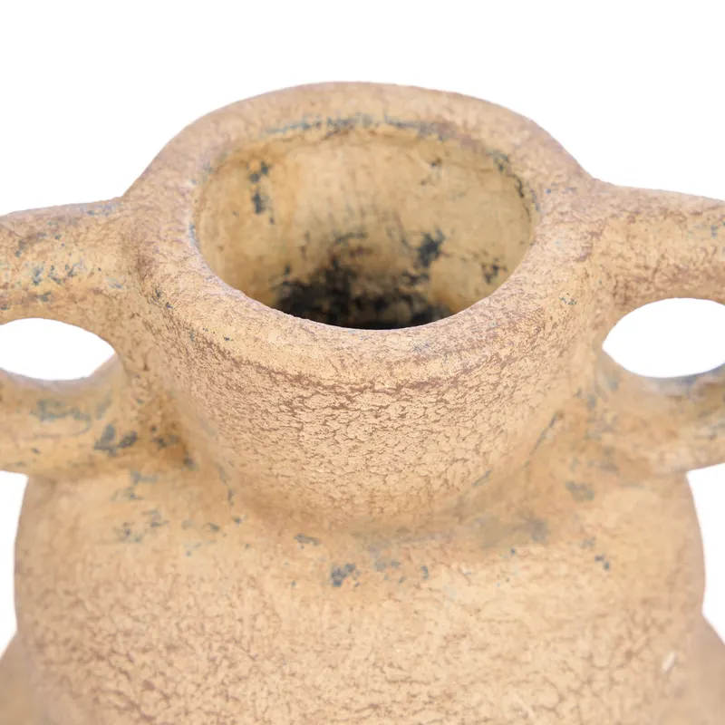 The Earthen Balance Vase aus Terrakotta von Bazar Bizar, Größe S, Sand, Ansicht 10