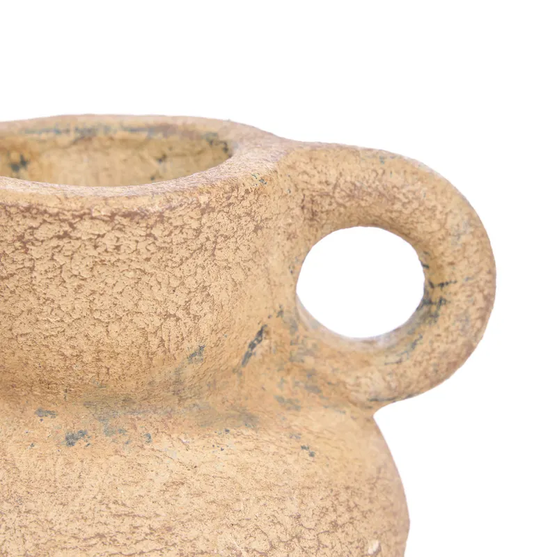 The Earthen Balance Vase aus Terrakotta von Bazar Bizar, Größe S, Sand, Ansicht 9