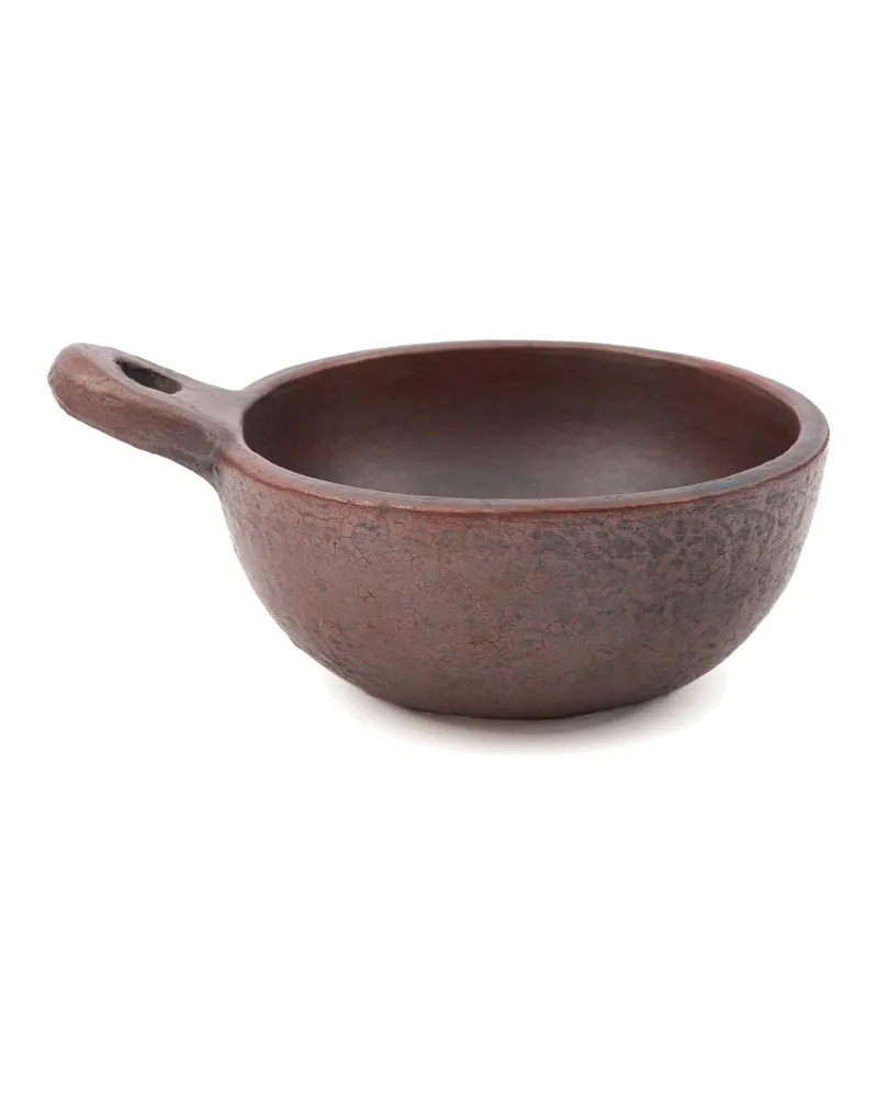 The Ethnic Bowl with Handle Terrakotta-Schüssel, Terrakotta