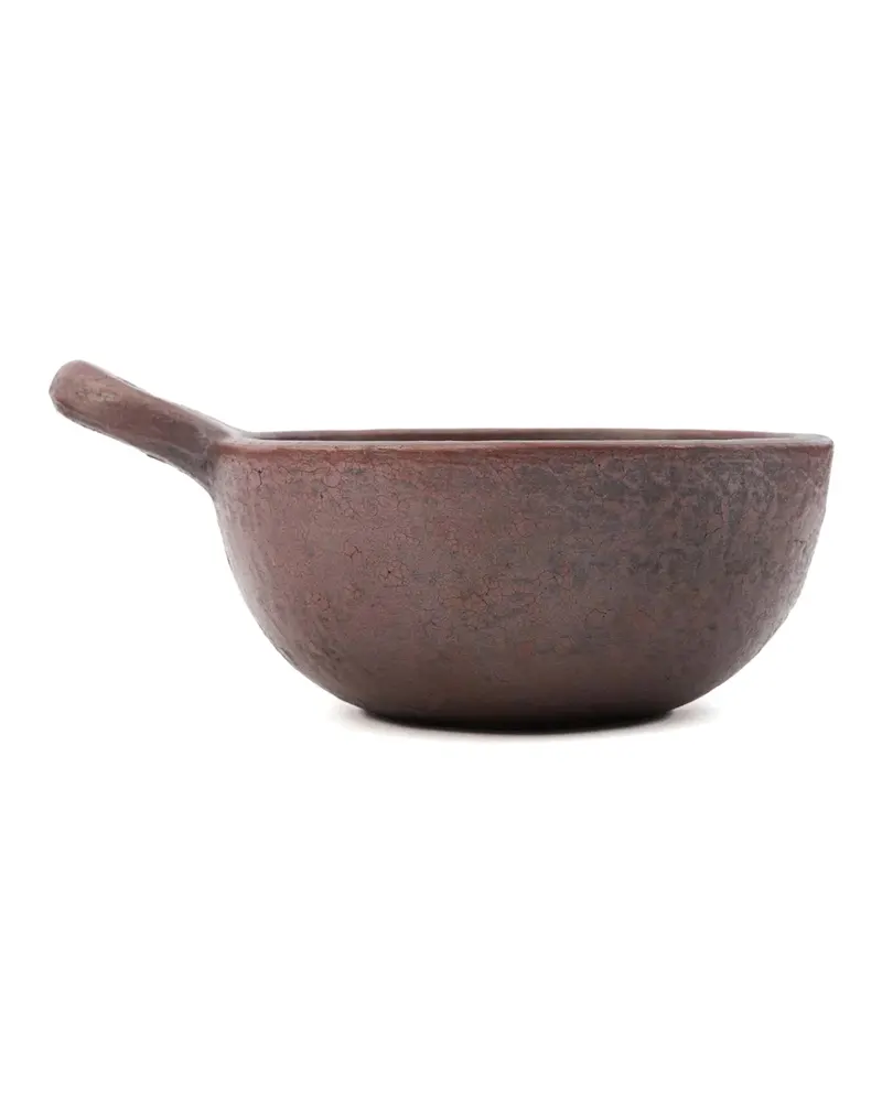 The Ethnic Bowl with Handle Terrakotta-Schüssel von Bazar Bizar, Größe M, Ansicht 6