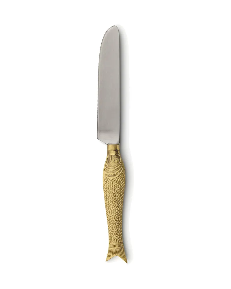 The Fish Shaped Knife Besteckmesser aus Messing