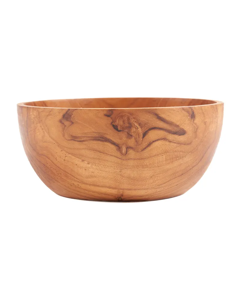 The French Fries Snack Bowl Teakholzschale Natur
