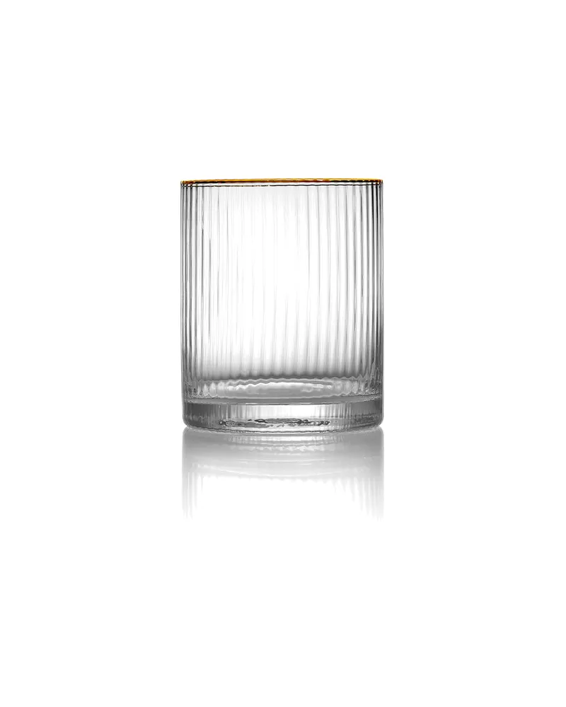 The Golden Sip Lowball Trinkglas, Natur / Gold