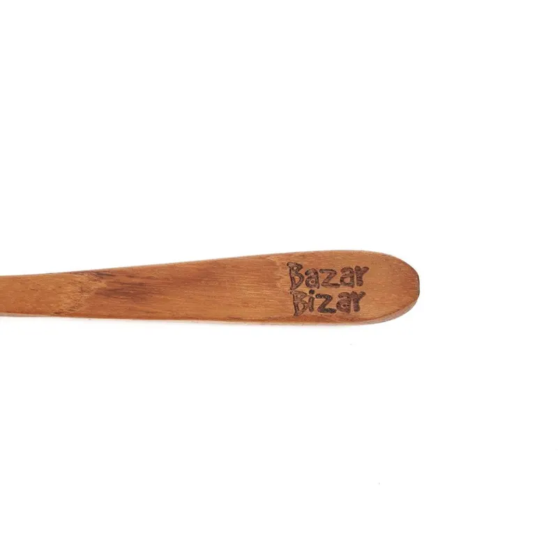 The Ice Cream Spoon Besteck aus Teakholz von Bazar Bizar, Größe 13 × 2 × 2 cm, Natur, Ansicht 2
