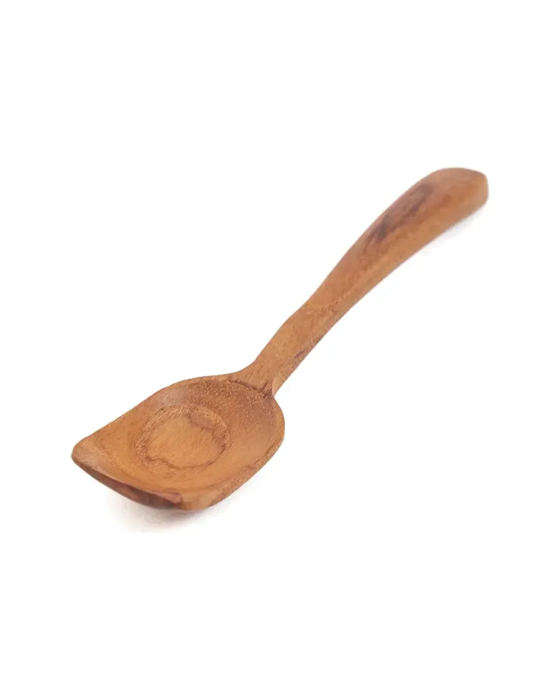 The Ice Cream Spoon Besteck aus Teakholz von Bazar Bizar, Größe 13 × 2 × 2 cm, Natur, Ansicht 4