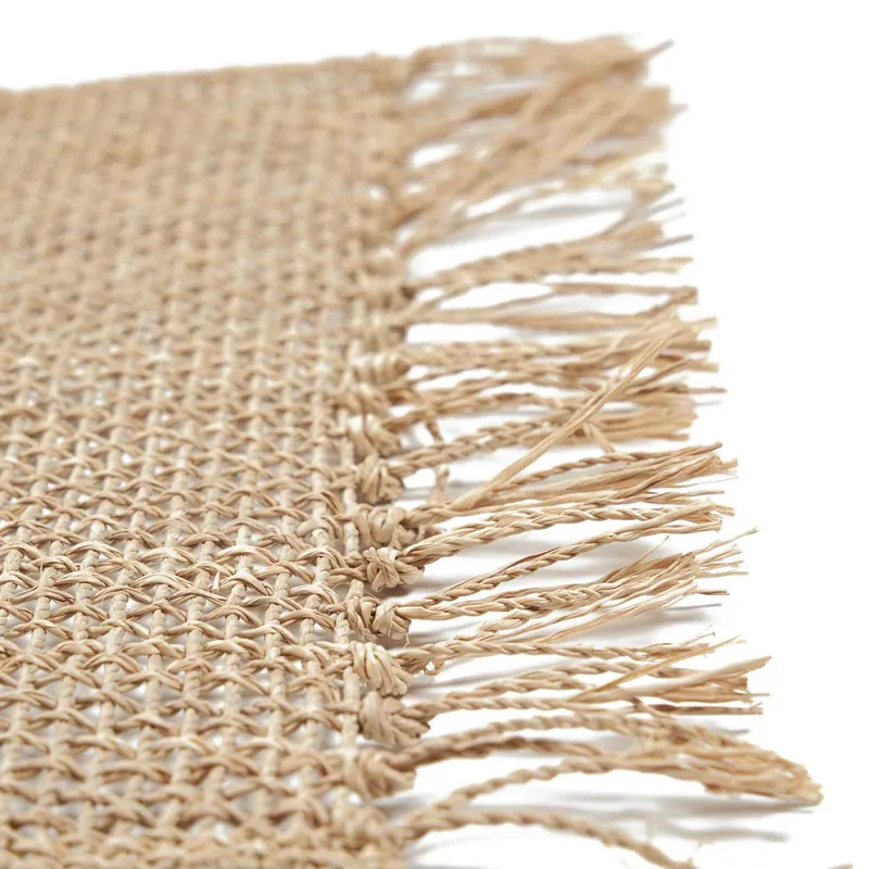 The Isey Seagrass Placemat Platzset aus Seegras von Bazar Bizar, Größe 50 × 30 × 2 cm, Natur, Ansicht 5