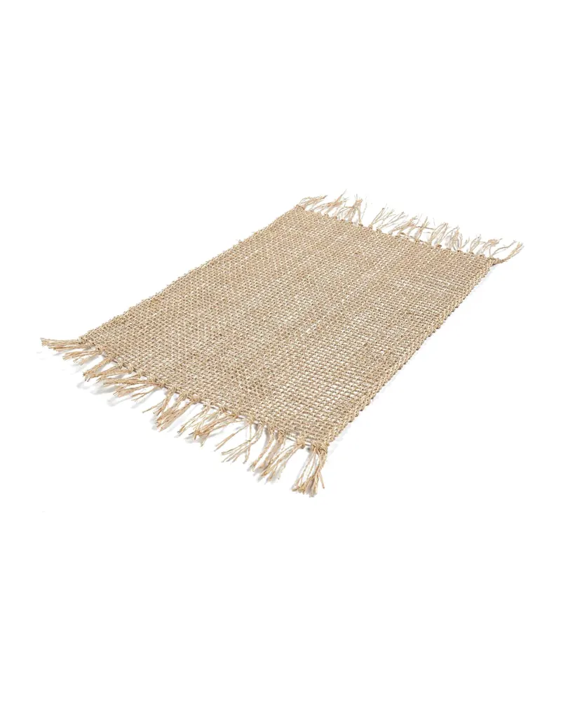 The Isey Seagrass Placemat Platzset aus Seegras von Bazar Bizar, Größe 50 × 30 × 2 cm, Natur, Ansicht 6