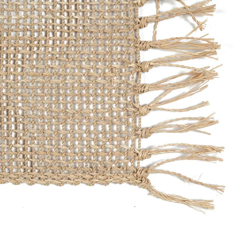 The Isey Seagrass Placemat Platzset aus Seegras von Bazar Bizar, Größe 50 × 30 × 2 cm, Natur, Ansicht 7
