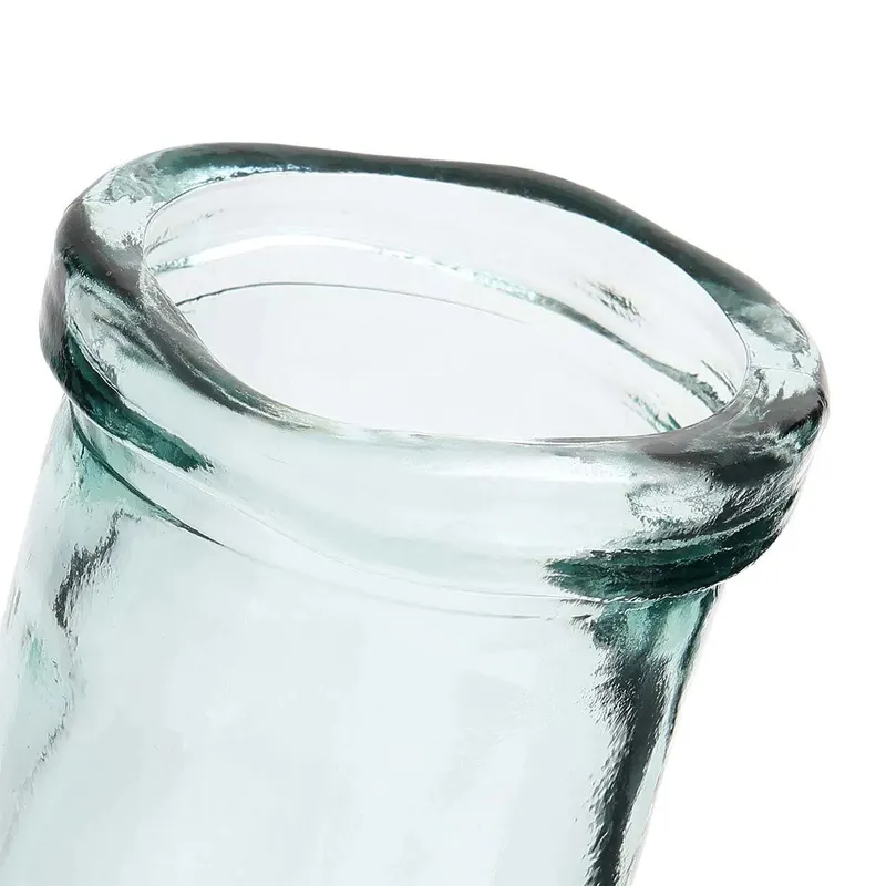 The Jiandan Vase aus blauem Recyclingglas von Bazar Bizar, Größe M, Ansicht 6