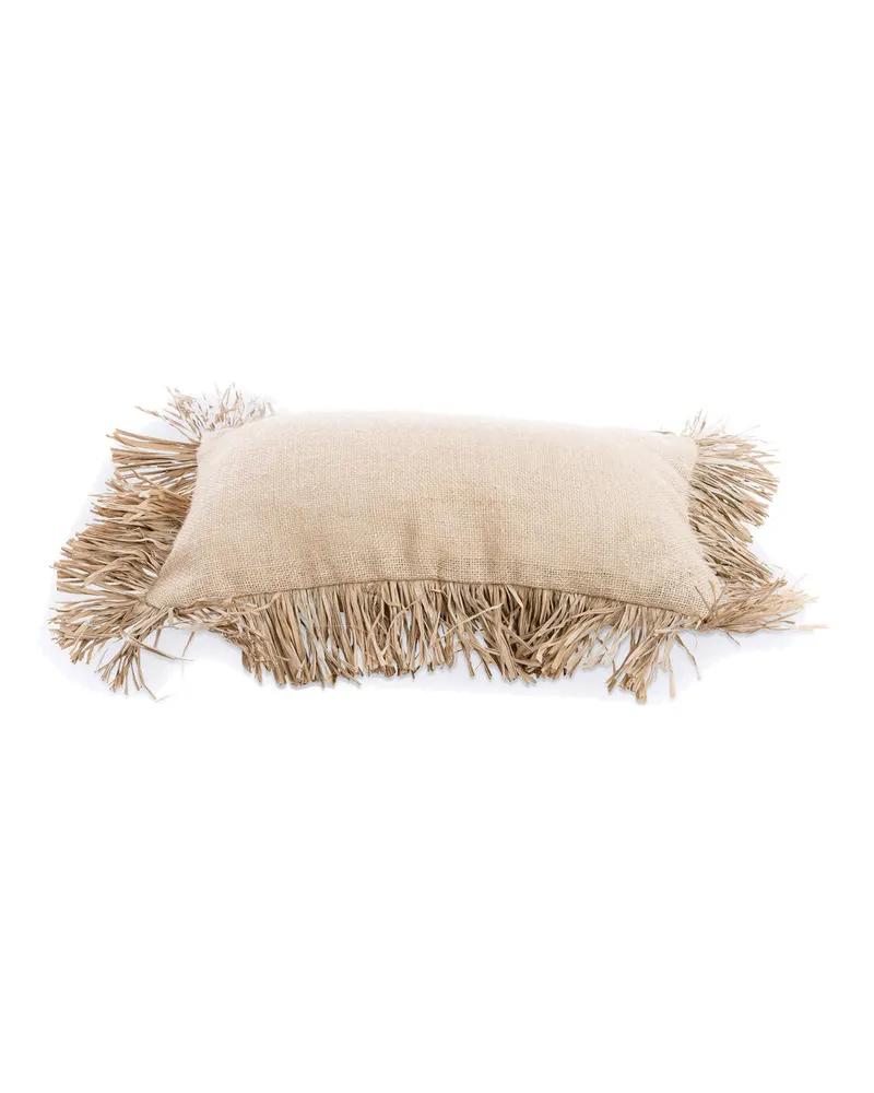 The Jute Bonita Cushion Cover Kissenbezug von Bazar Bizar, Größe 30 × 50 cm, Natur, Ansicht 5