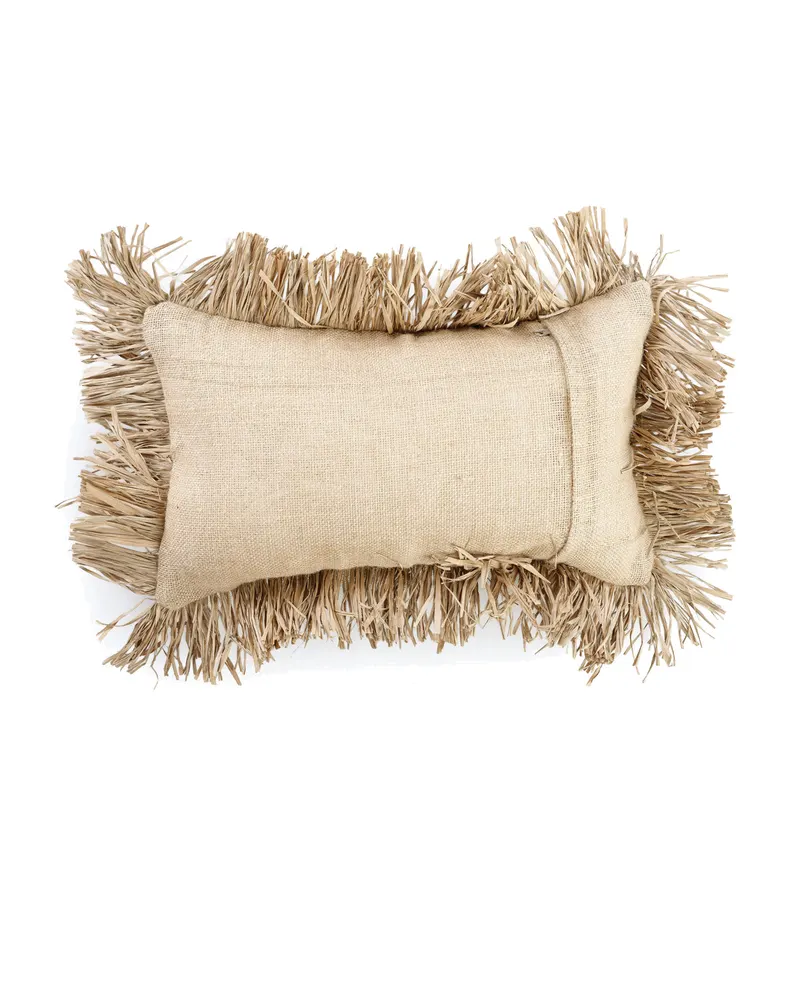 The Jute Bonita Cushion Cover Kissenbezug von Bazar Bizar, Größe 30 × 50 cm, Natur, Ansicht 6