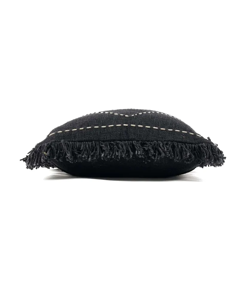The Kasbah Cushion Cover Kissenbezug aus Baumwolle von Bazar Bizar, Größe 50 × 50 cm, Schwarz / Weiß, Ansicht 7