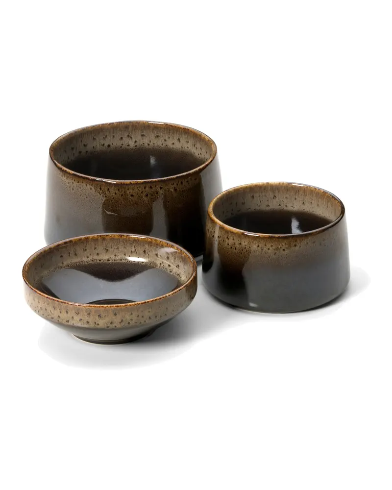 The Kyoto Low Bowl Keramikschale von Bazar Bizar, Größe M, Dunkles Schlammbraun, Ansicht 5