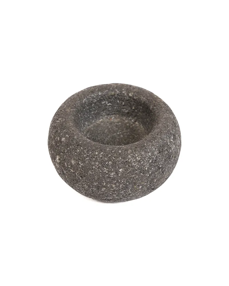 The Lava Stone Bowl Lavasteinschale, Schwarz