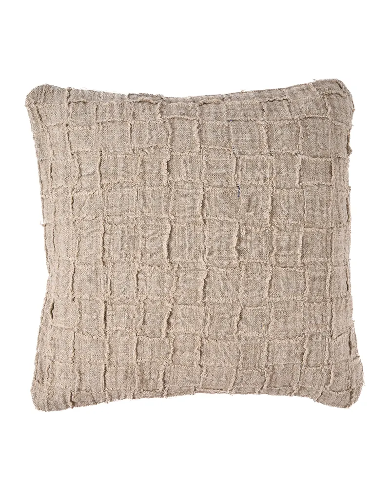 The Linen Damier Cushion Cover Kissenbezug aus Leinen