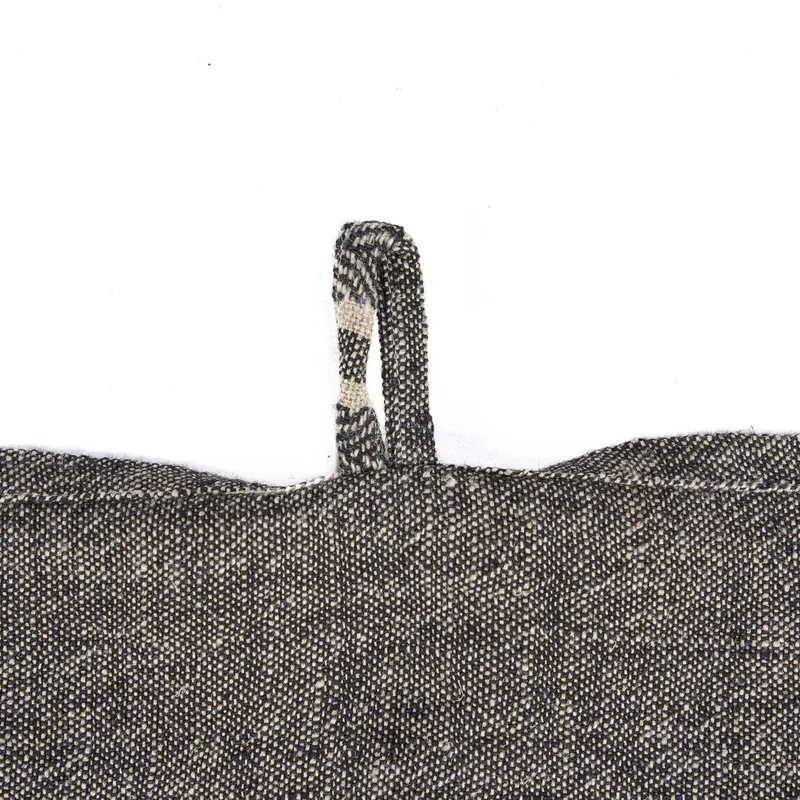 The Linen Dash Kitchen Towel Küchentuch aus Leinen von Bazar Bizar, Größe 50 × 70 cm, Natur / Schwarz, Ansicht 7