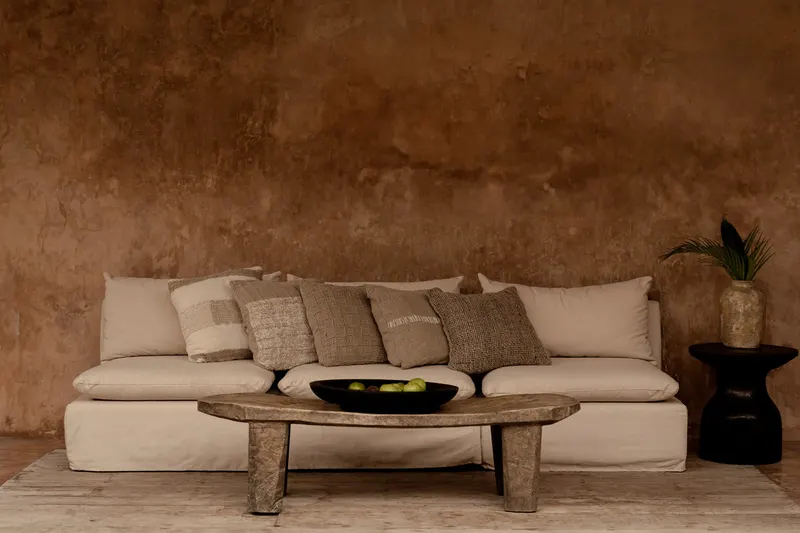 The Linen Edit Cushion Cover, Kissenbezug aus Leinen von Bazar Bizar, Größe 50 × 50 cm, Natur, Ansicht 11