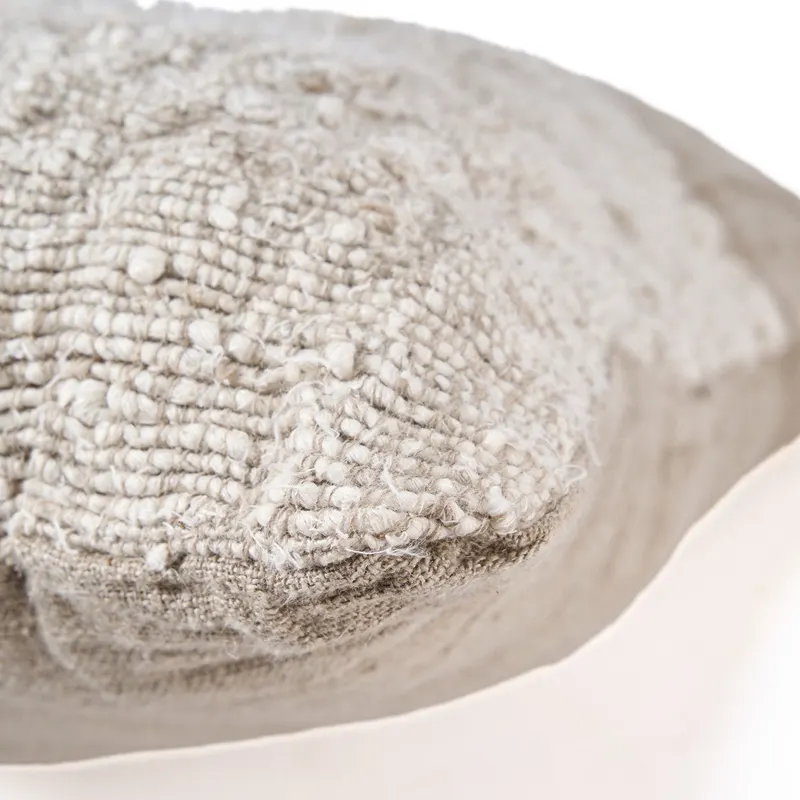 The Linen Edit Cushion Cover, Kissenbezug aus Leinen von Bazar Bizar, Größe 50 × 50 cm, Natur, Ansicht 9