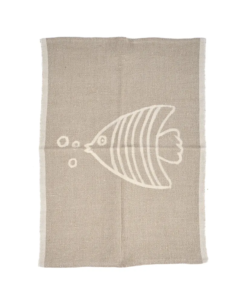 The Linen Fish Kitchen Towel Leinen-Küchentuch