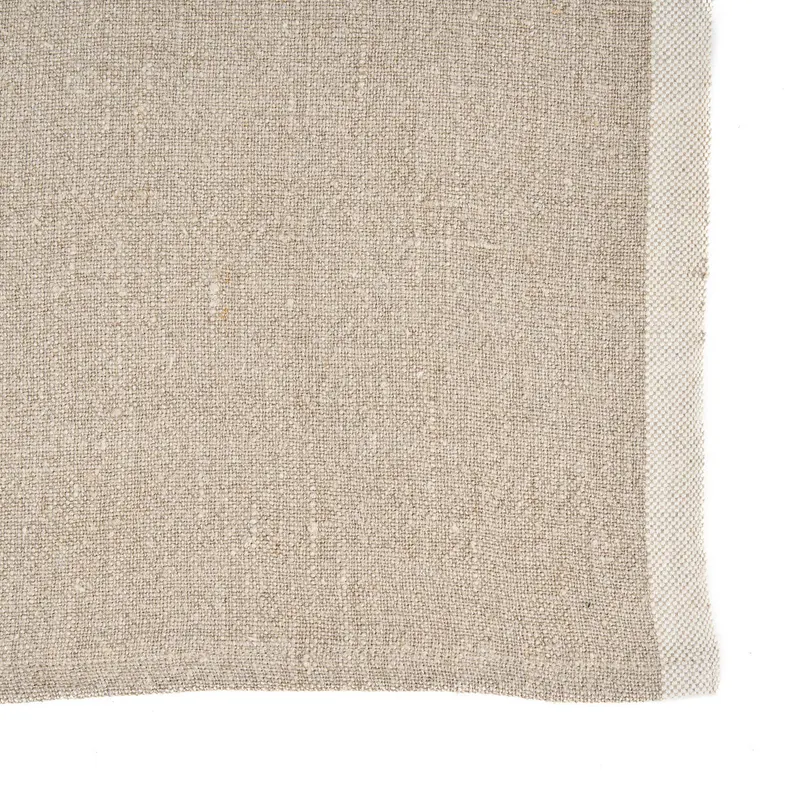 The Linen Fish Kitchen Towel Leinen-Küchentuch von Bazar Bizar, Größe 50 × 70 cm, Natur / Weiß, Ansicht 6