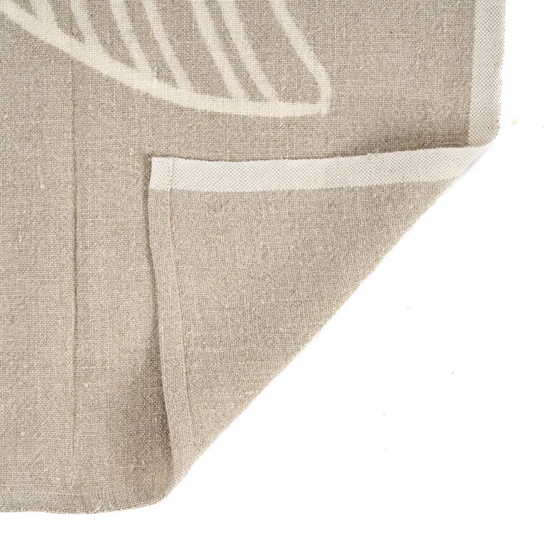 The Linen Fish Kitchen Towel Leinen-Küchentuch von Bazar Bizar, Größe 50 × 70 cm, Natur / Weiß, Ansicht 8