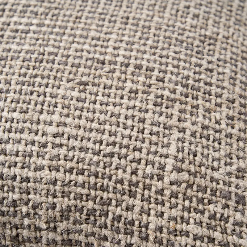 The Linen Grain Cushion Cover Kissenbezug von Bazar Bizar, Größe 50 × 50 cm, Natur / Schwarz, Ansicht 8