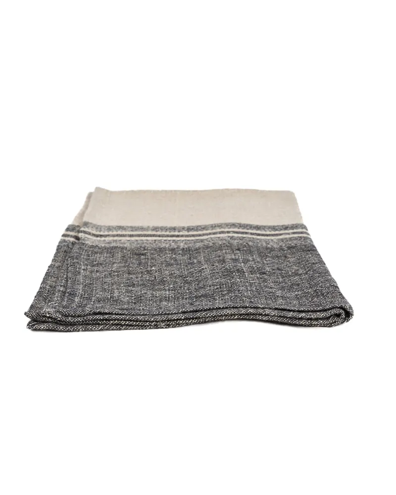 The Linen Moody Kitchen Towel Leinen-Küchentuch von Bazar Bizar, Größe 50 × 70 cm, Natur / Schwarz, Ansicht 8