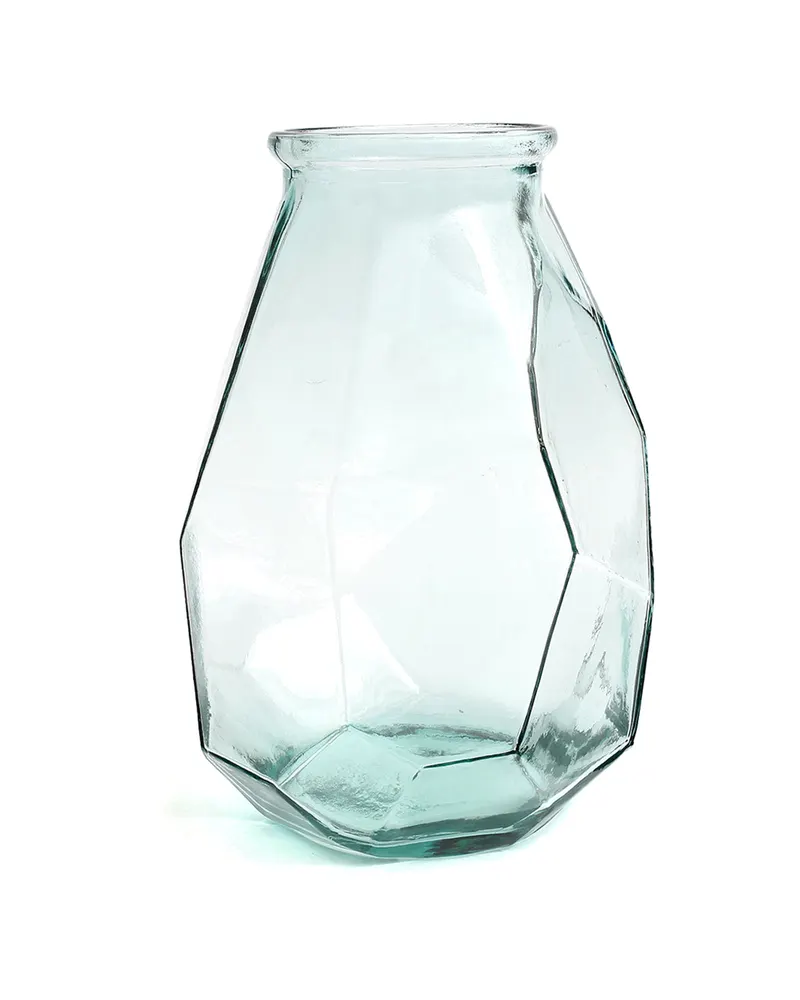The Long Origami Vase aus Recyclingglas