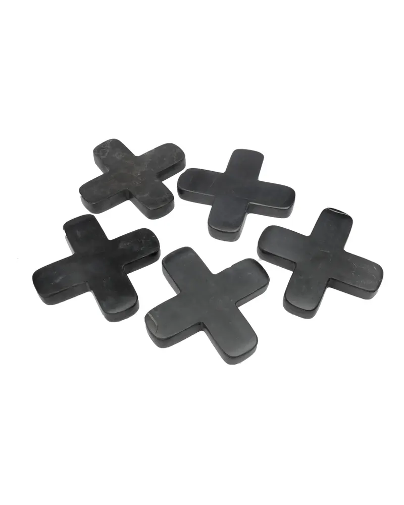 The Marble Pan Coaster Marmor-Untersetzer von Bazar Bizar, Größe 12 × 12 × 1 cm, Schwarz, Ansicht 8