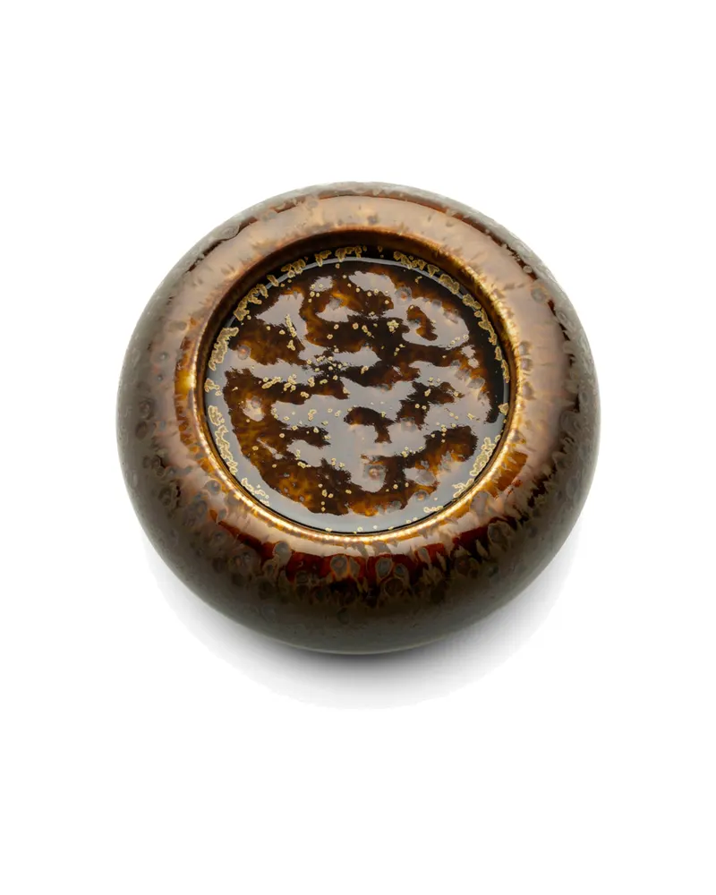 The Merapi Donut Bowl Keramikschale in Braun von Bazar Bizar, Größe 15 × 15 × 6 cm, Ansicht 2