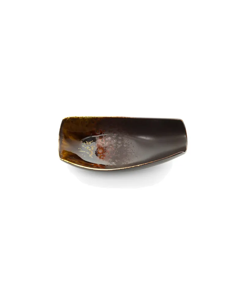 The Merapi Serving Bowl Keramik-Servierschale von Bazar Bizar, Größe M, Braun, Ansicht 3