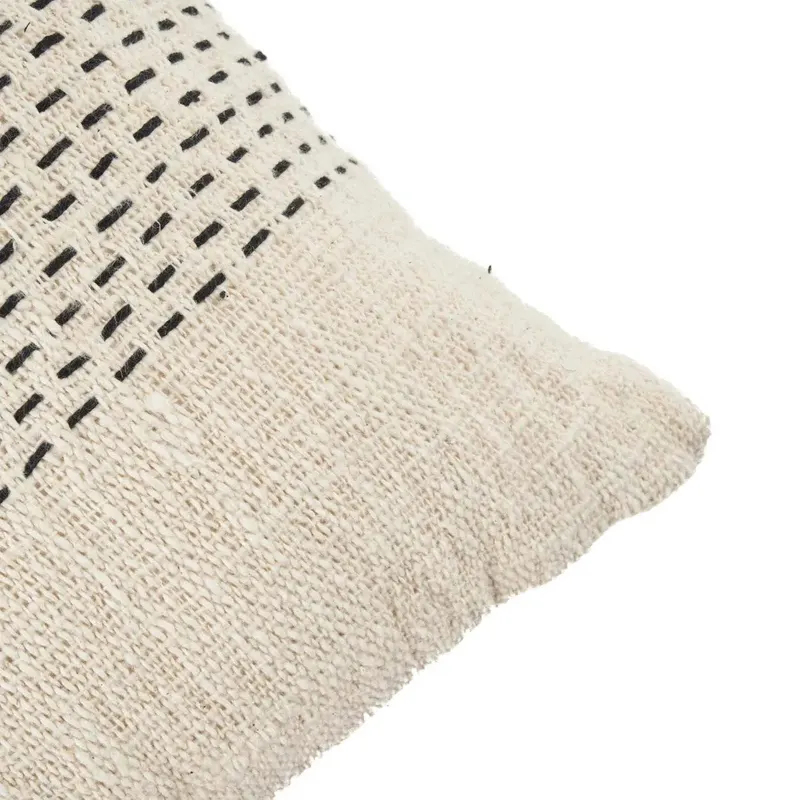 The Misty Cushion Cover Kissenbezug von Bazar Bizar, Größe 50 × 50 cm, Natur / Schwarz, Ansicht 8