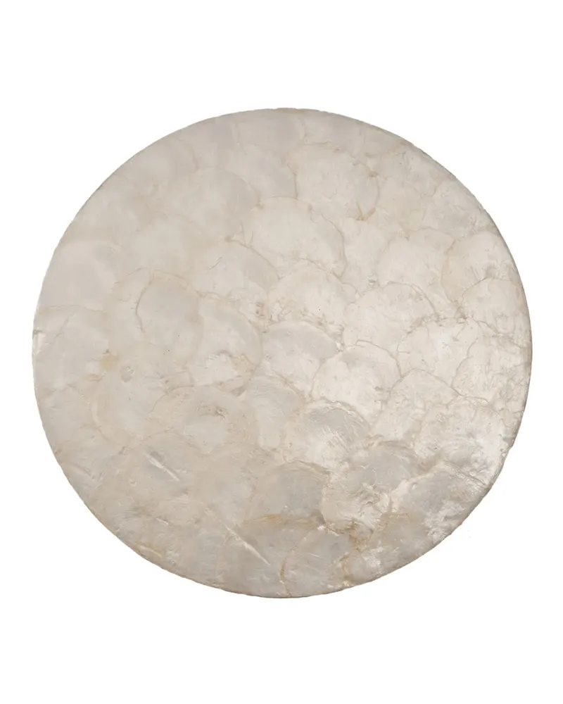 The Mother of Pearl Placemat Platzset von Bazar Bizar, Größe 35 × 35 × 1 cm, Weiß, Ansicht 5