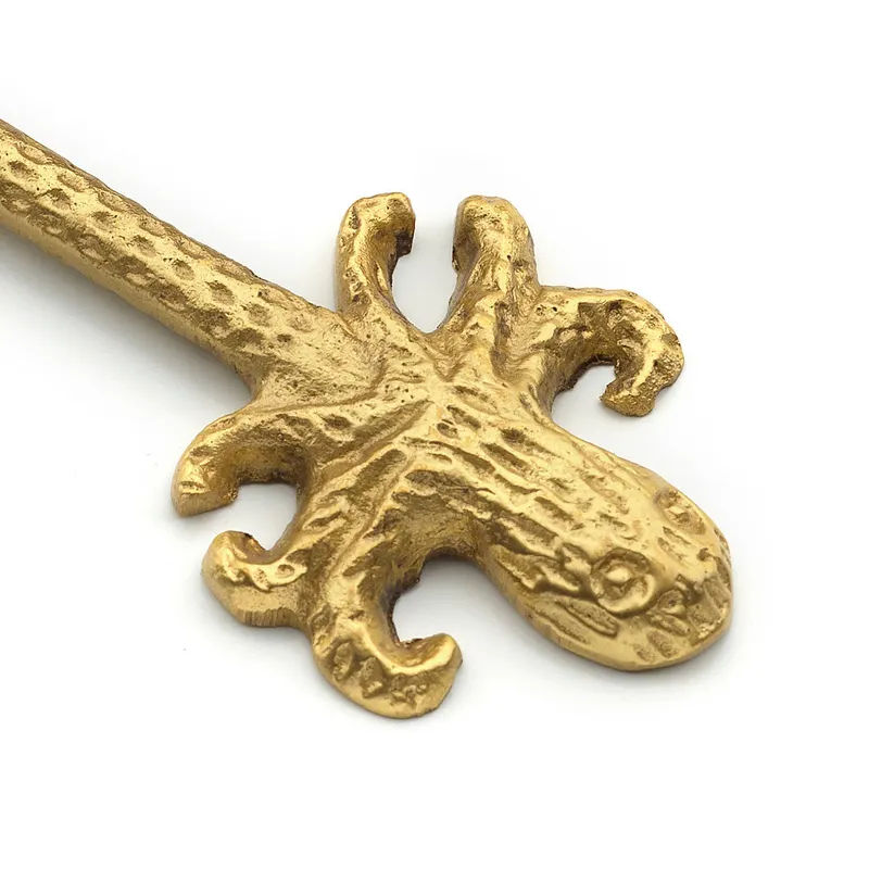 Löffel Octopus Spoon, Messing in Gold von Bazar Bizar, Größe S, Ansicht 4