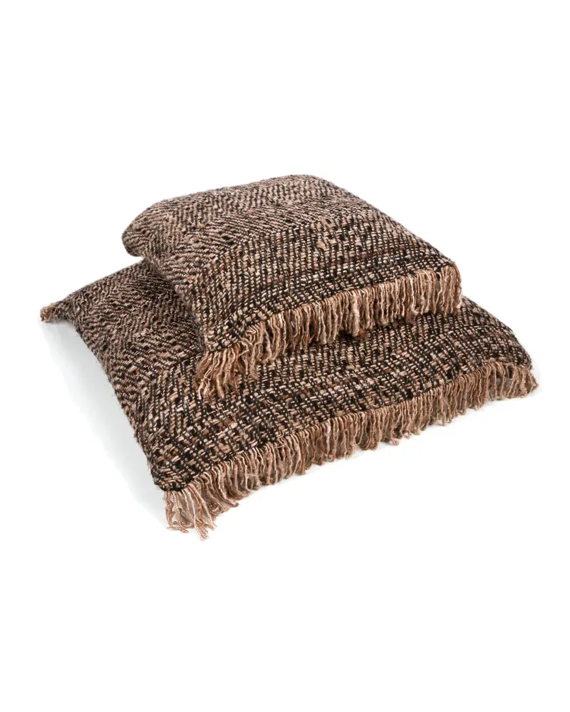 The Oh My Gee Cushion Cover Kissenbezug aus Baumwolle von Bazar Bizar, Größe 60 × 60 cm, Schwarz / Kupfer, Ansicht 4