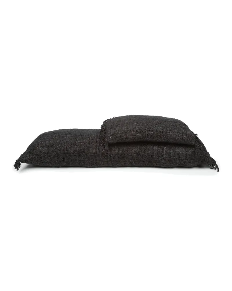 The Oh My Gee Cushion Cover Kissenbezug aus Baumwolle von Bazar Bizar, Größe 30 × 50 cm, Marineschwarz, Ansicht 4
