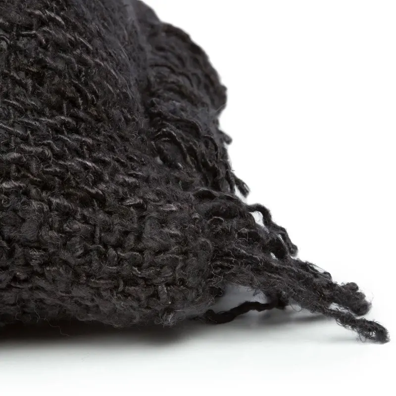 The Oh My Gee Cushion Cover Kissenbezug aus Baumwolle von Bazar Bizar, Größe 35 × 100 cm, Marineschwarz, Ansicht 7