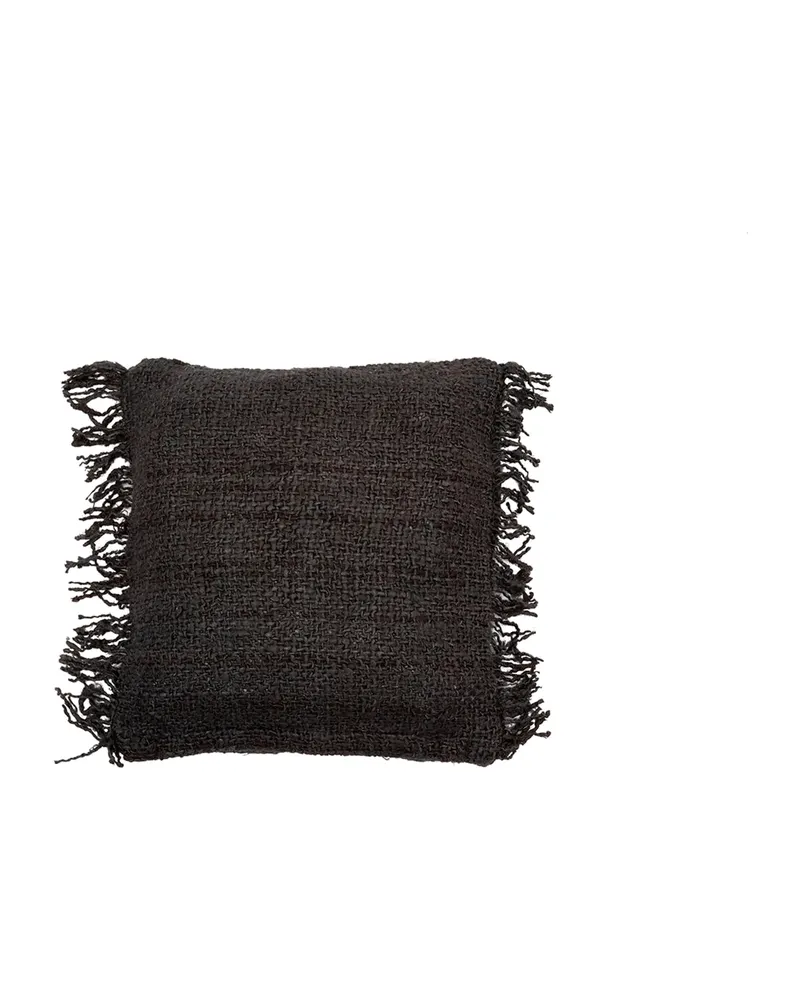 The Oh My Gee Cushion Cover Kissenbezug aus Baumwolle von Bazar Bizar, Größe 40 × 40 cm, Marineschwarz, Ansicht 1