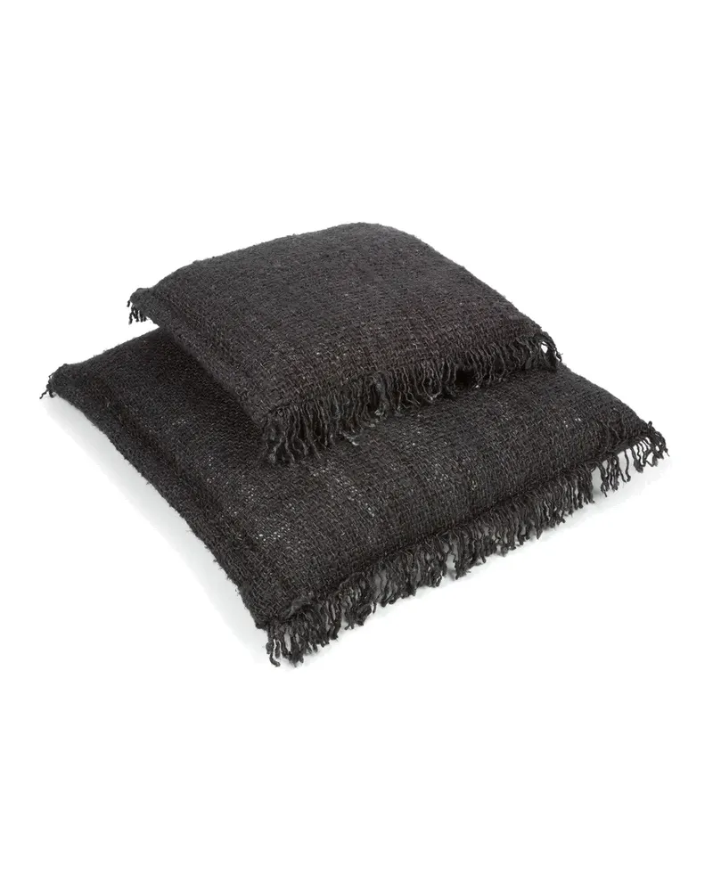 The Oh My Gee Cushion Cover Kissenbezug aus Baumwolle von Bazar Bizar, Größe 60 × 60 cm, Marineschwarz, Ansicht 4