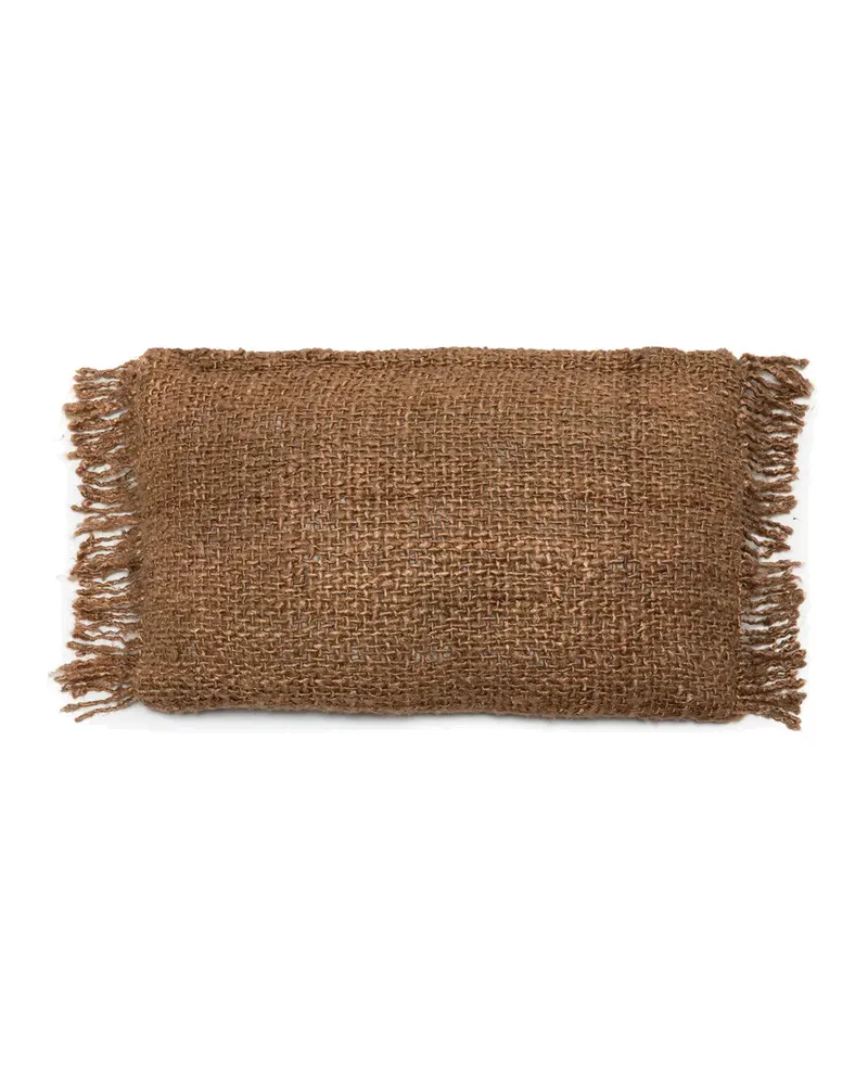 The Oh My Gee Cushion Cover Kissenbezug aus Baumwolle von Bazar Bizar, Größe 30 × 50 cm, Braun, Ansicht 7